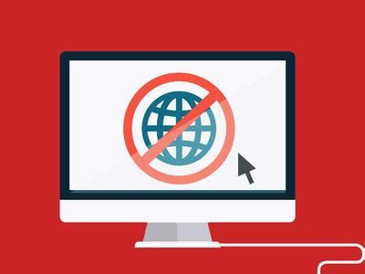 Блокировка доступа к Интернету перед установкой