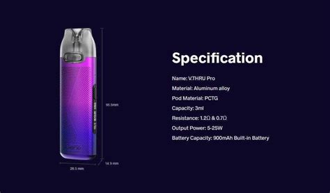 Включение вейпа VooPoo Gene