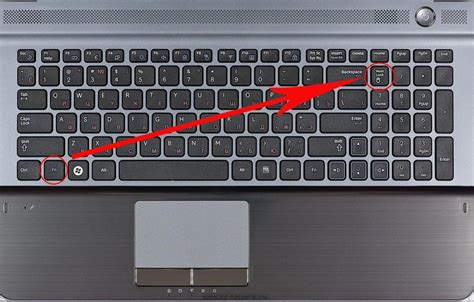 Включение insert на ноутбуке ASUS