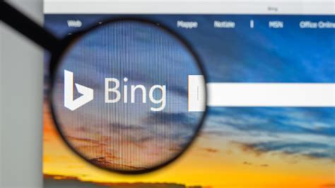 Выберите Bing в качестве поисковой системы