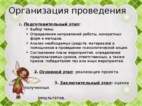 Выбор темы и организация материалов