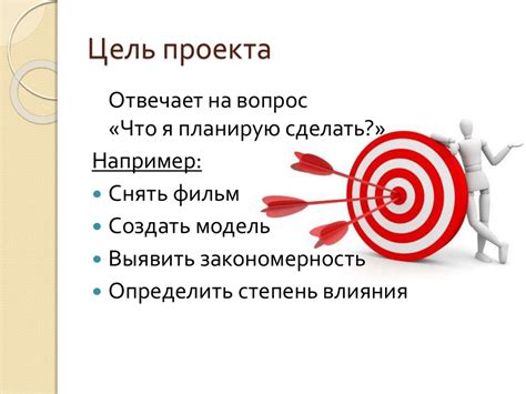 Выбор темы и целей проекта
