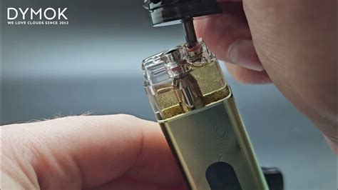 Закрытие картриджа Vaporesso