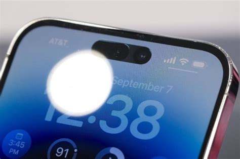 Инструкция по удалению кружка на экране iPhone 14 Pro