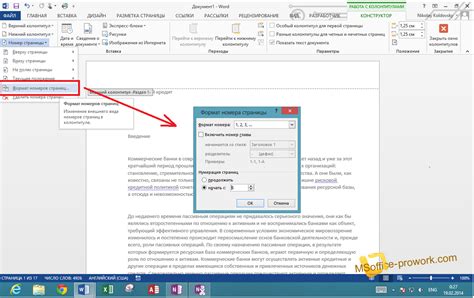 Использование разных форматов нумерации страниц в одном документе в Word 2016