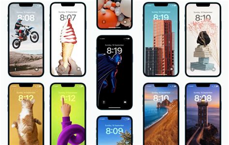 Использование собственных фотографий как живых обоев на iPhone iOS 16