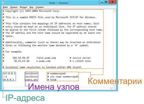 Как добавить IP адрес в файл hosts