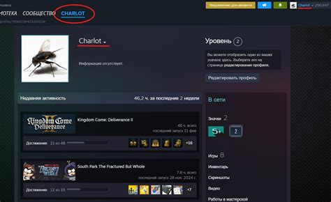 Как изменить никнейм в профиле Steam