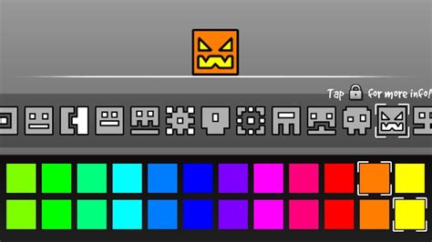 Как использовать открытые цвета в Geometry Dash