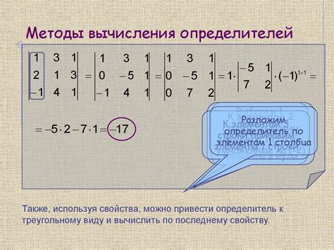 Методы вычисления