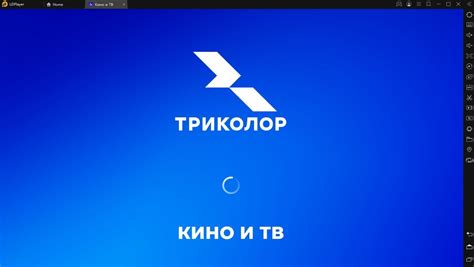 Найдите и нажмите на приложение "Триколор"
