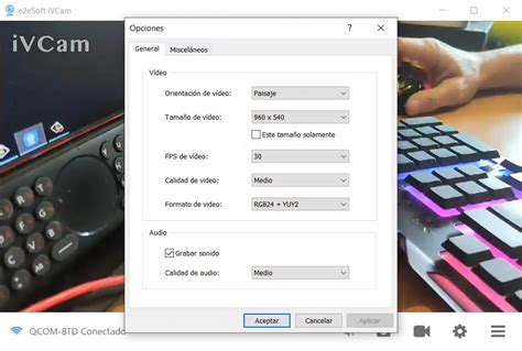 Настройка ivcam через USB