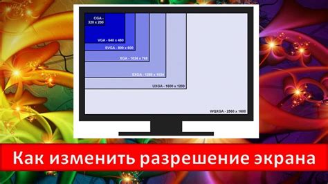 Настройте формат экрана и разрешение