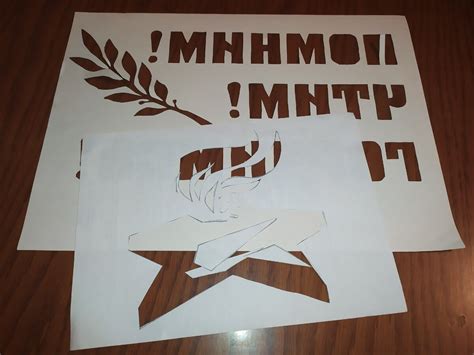 Необходимые материалы и инструменты для создания трафарета