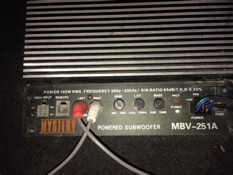 Обзор активного сабвуфера Mystery MBV 251A