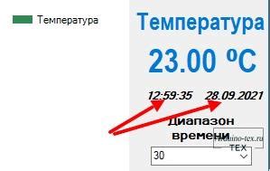 Определение текущего времени и даты