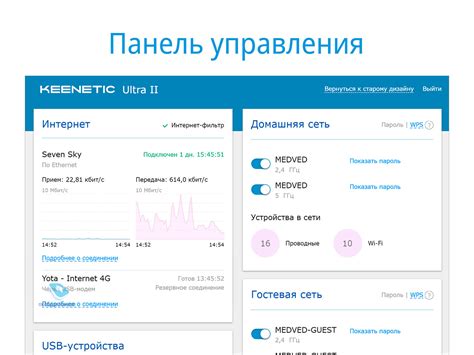 Основные функции приложения Keenetic