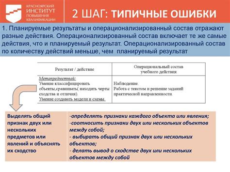 Ошибки и их решения