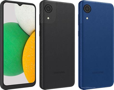 Первые шаги в настройке Samsung Galaxy A03 Core