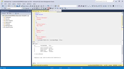 Первый запуск SQL Server Management Studio 2012