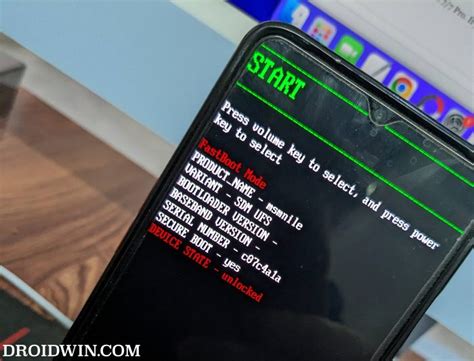Получение прошивки устройства fastboot