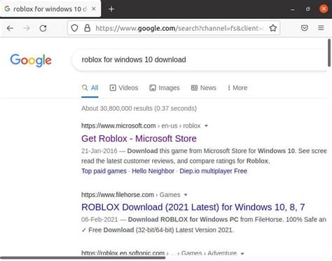 Получение учетной записи и загрузка Roblox на Linux