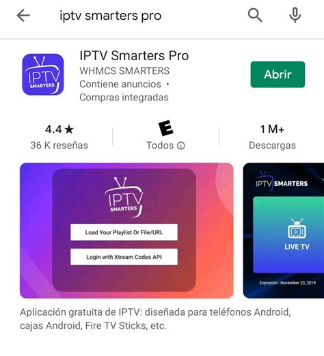 Пользовательский интерфейс и настройки IPTV Smarters Pro