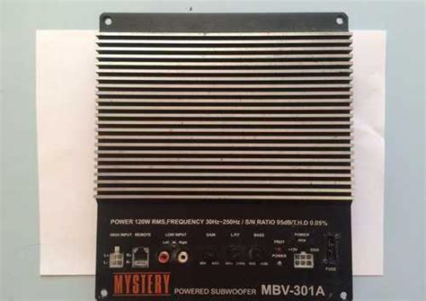 Преимущества использования сабвуфера Misteri MBW 301A