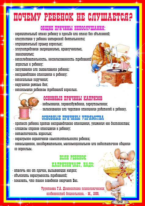 Примеры оформленных памяток