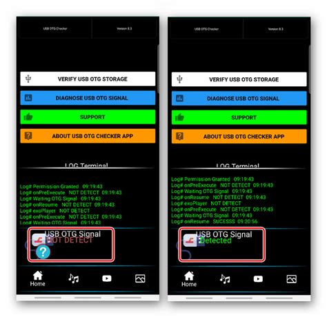 Проверка наличия OTG-поддержки в телефоне Realme