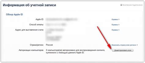 Процесс деавторизации