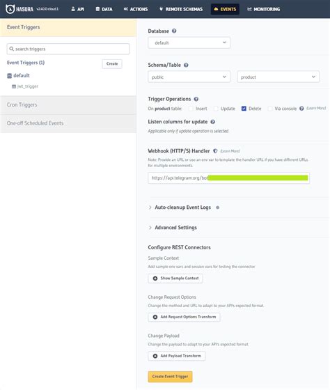 Регистрация и настройка веб-хука в aiogram