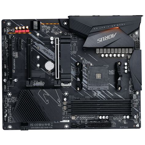 Регулировка настроек памяти и хранения данных в BIOS на Gigabyte B550 Aorus Elite
