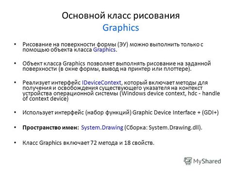 Рисование основной формы объекта