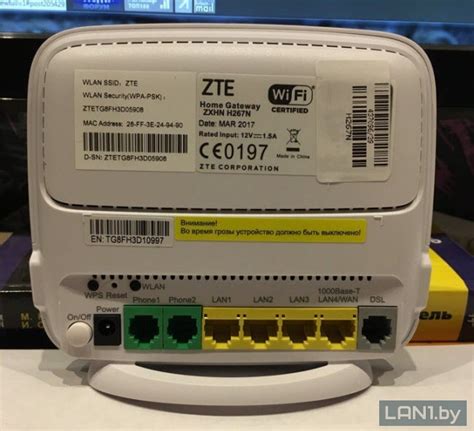 Смена пароля на wifi роутере МГТС GPON ZTE F680