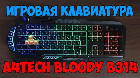 Создание собственной цветовой схемы для клавиатуры Bloody B314