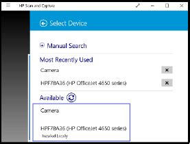 Сохранение отсканированного документа с принтера HP