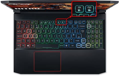 Установка программы для подсветки клавиатуры Acer Nitro 5