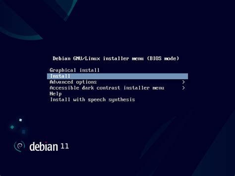 Установка Debian 11 Netinst