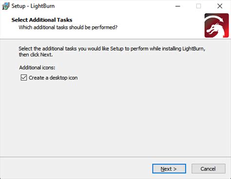 Установка LightBurn