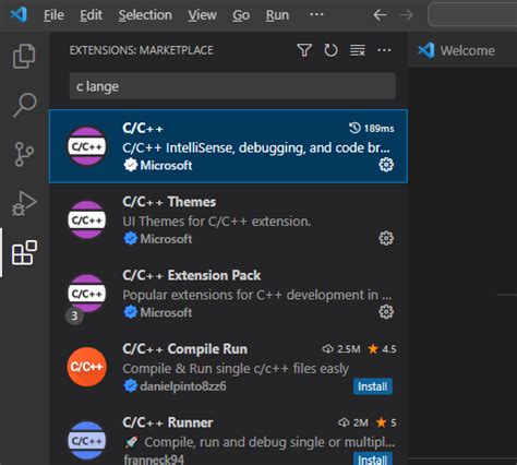Установка Visual Studio Code и GCC