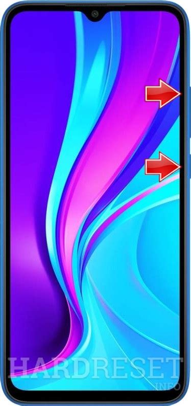 Шаги сброса Redmi 9c nfc