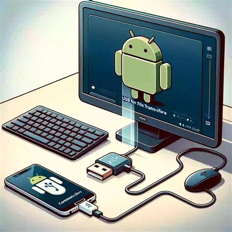 Шаг 3: Подключение телефона через USB-кабель