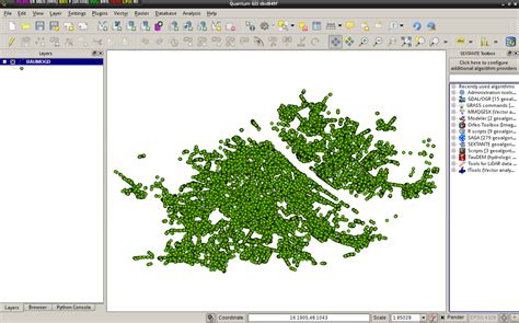 Экспорт данных ЦМР в другие форматы в QGIS